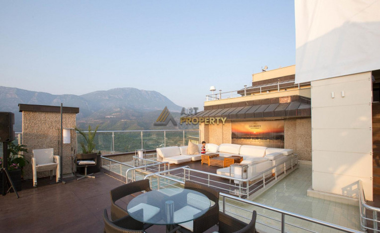 Двухуровневая квартира в масштабном комплексе отельного типа, Каргыджак, Алания, 100 м2 - Ракурс 22