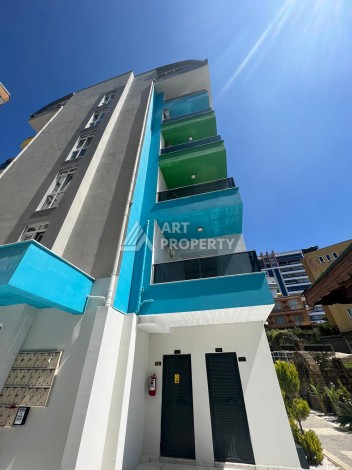 Просторная квартира 1+1 в новом доме, 65 кв.м. Махмутлар, Алания - Ракурс 10