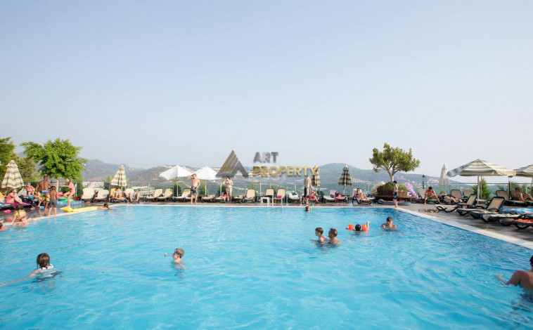 Двухуровневая квартира в масштабном комплексе отельного типа, Каргыджак, Алания, 100 м2 - Ракурс 26