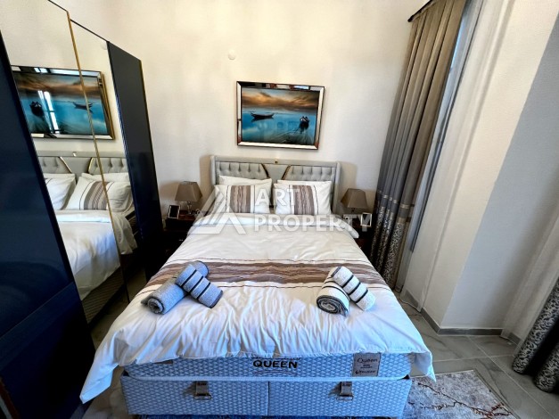 Квартира 1+1 на первой береговой линии в Махмутларе, 50 кв.м. - Ракурс 10