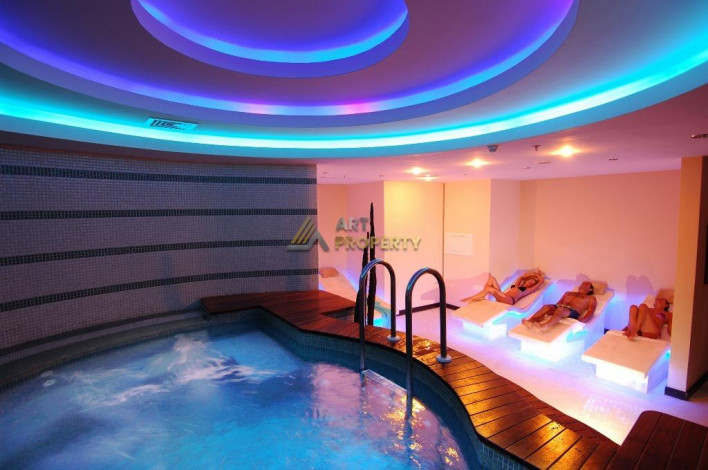 Двухуровневая квартира в масштабном комплексе отельного типа, Каргыджак, Алания, 100 м2 - Ракурс 40