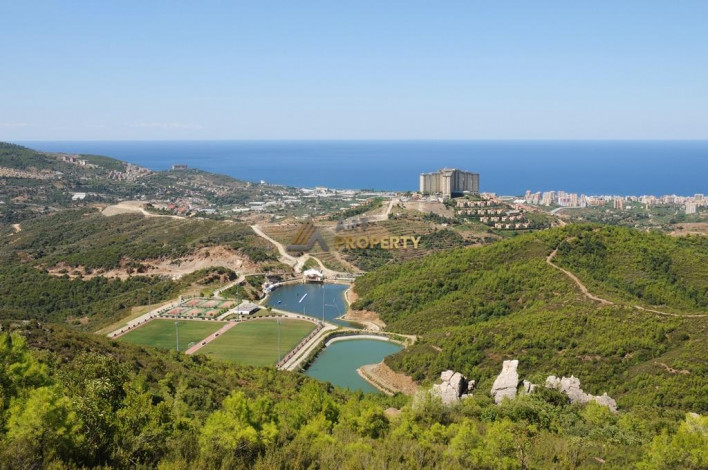 Двухуровневая квартира в масштабном комплексе отельного типа, Каргыджак, Алания, 100 м2 - Ракурс 46