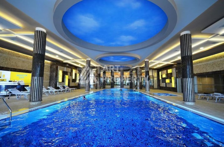 Шикарный садовый дуплекс 3+1 в роскошной резиденции, 230 кв.м. Каргыджак, Алания - Ракурс 8