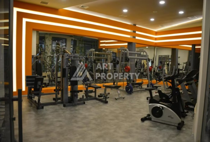 Шикарный садовый дуплекс 3+1 в роскошной резиденции, 230 кв.м. Каргыджак, Алания - Ракурс 9