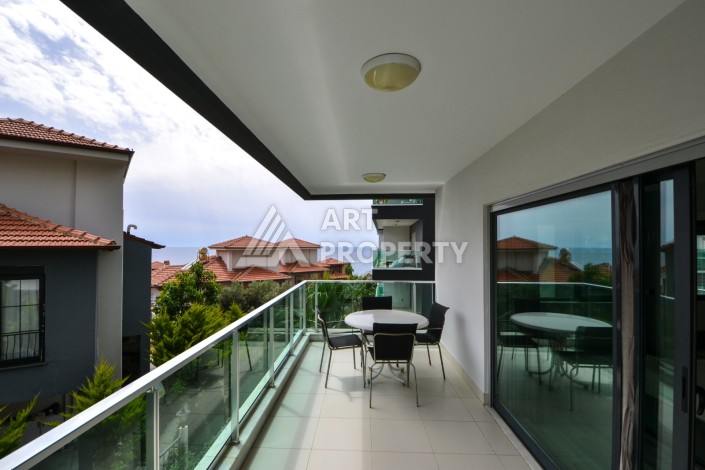 Шикарный садовый дуплекс 3+1 в роскошной резиденции, 230 кв.м. Каргыджак, Алания - Ракурс 14