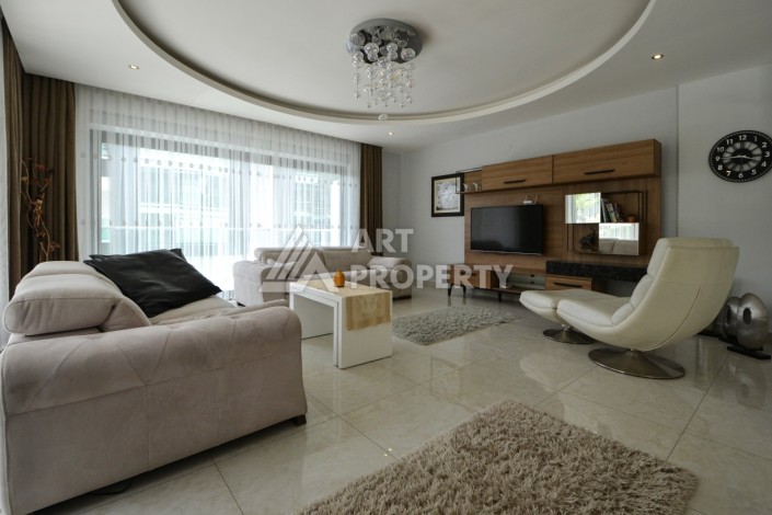 Шикарный садовый дуплекс 3+1 в роскошной резиденции, 230 кв.м. Каргыджак, Алания - Ракурс 21