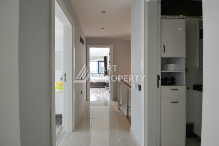 Шикарный садовый дуплекс 3+1 в роскошной резиденции, 230 кв.м. Каргыджак, Алания - Ракурс 28