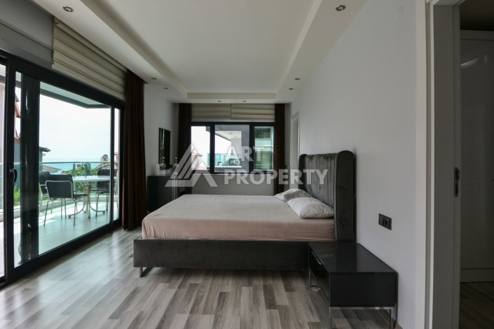 Шикарный садовый дуплекс 3+1 в роскошной резиденции, 230 кв.м. Каргыджак, Алания - Ракурс 34