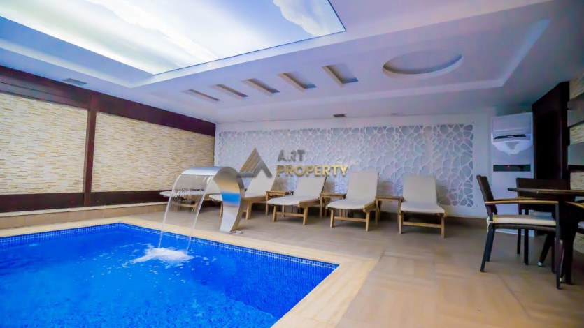 Апартаменты 2+1 в самом центре Аланьи в 250 метрах от пляжа Клеопатры, 120 м2 - Ракурс 4