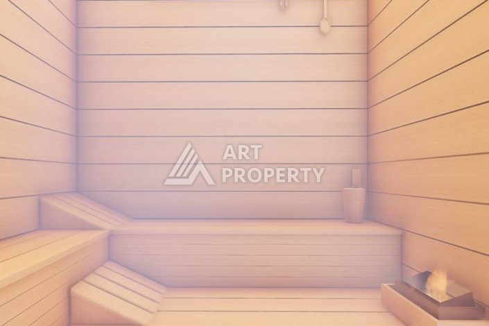 Стильная квартира 1+1 в элитном жилом комплексе в центре Махмутлара, 52 кв.м. - Ракурс 9