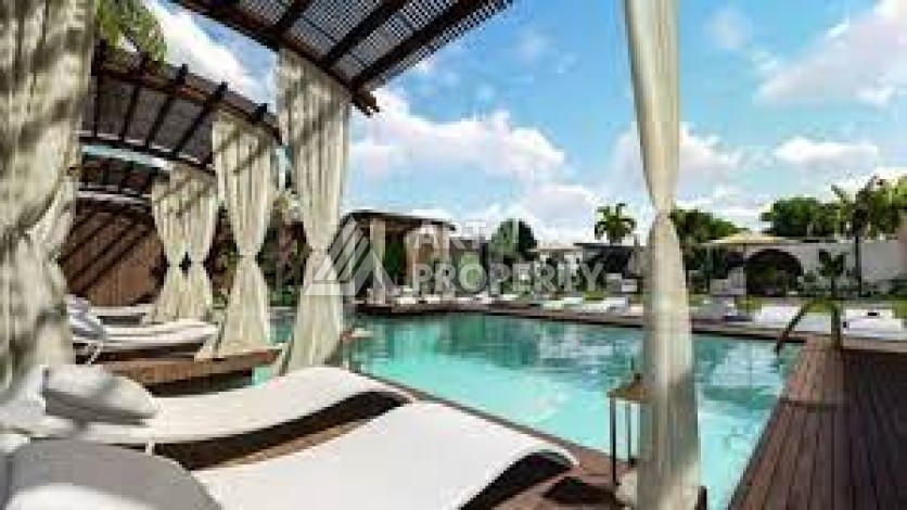 Стильная квартира 1+1 в элитном жилом комплексе в центре Махмутлара, 52 кв.м. - Ракурс 12