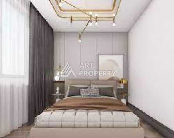 Стильная квартира 1+1 в элитном жилом комплексе в центре Махмутлара, 52 кв.м. - Ракурс 25