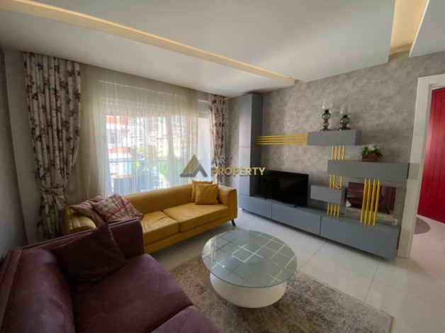 Апартаменты 2+1 в самом центре Аланьи в 250 метрах от пляжа Клеопатры, 120 м2 - Ракурс 10