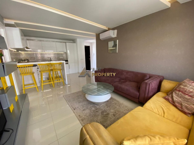 Апартаменты 2+1 в самом центре Аланьи в 250 метрах от пляжа Клеопатры, 120 м2 - Ракурс 11