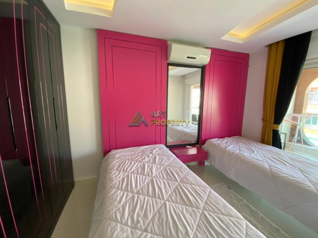 Апартаменты 2+1 в самом центре Аланьи в 250 метрах от пляжа Клеопатры, 120 м2 - Ракурс 16