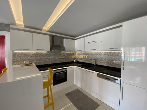 Апартаменты 2+1 в самом центре Аланьи в 250 метрах от пляжа Клеопатры, 120 м2 - Ракурс 17