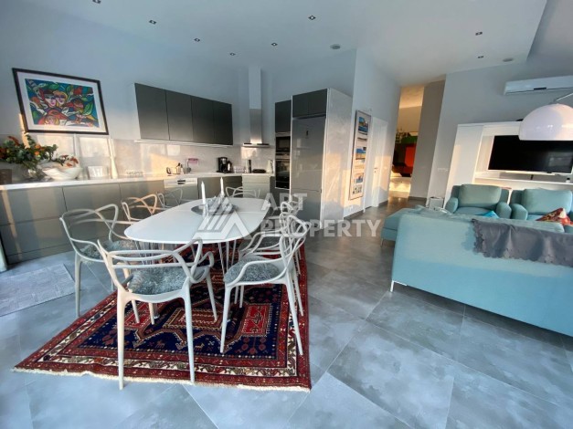 Роскошный дуплекс 3+1 в престижной резиденции в районе Клеопатры, 180 кв.м. - Ракурс 10