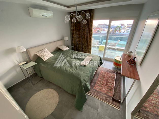 Роскошный дуплекс 3+1 в престижной резиденции в районе Клеопатры, 180 кв.м. - Ракурс 11