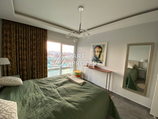 Роскошный дуплекс 3+1 в престижной резиденции в районе Клеопатры, 180 кв.м. - Ракурс 12