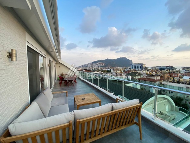 Роскошный дуплекс 3+1 в престижной резиденции в районе Клеопатры, 180 кв.м. - Ракурс 22