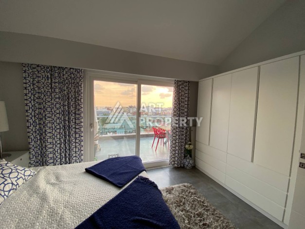 Роскошный дуплекс 3+1 в престижной резиденции в районе Клеопатры, 180 кв.м. - Ракурс 48