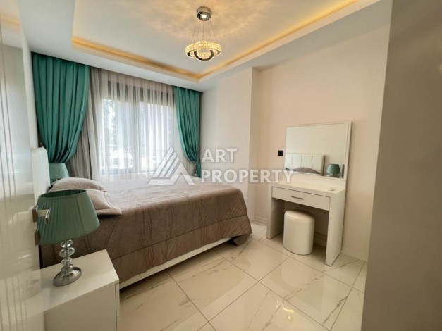 Дуплекс 3+1 с выходом в сад в самом центре Алании, 140 кв.м. - Ракурс 12