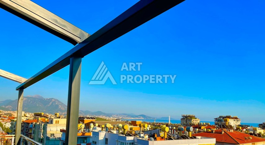 Квартира 3+1 с видом на море в центре Алании, 180 кв.м. - Ракурс 4