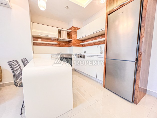 Квартира 2+1 с видом на море в Махмутларе, 110 кв.м. - Ракурс 7