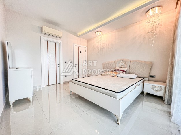 Квартира 2+1 с видом на море в Махмутларе, 110 кв.м. - Ракурс 14