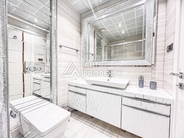 Квартира 2+1 с видом на море в Махмутларе, 110 кв.м. - Ракурс 16