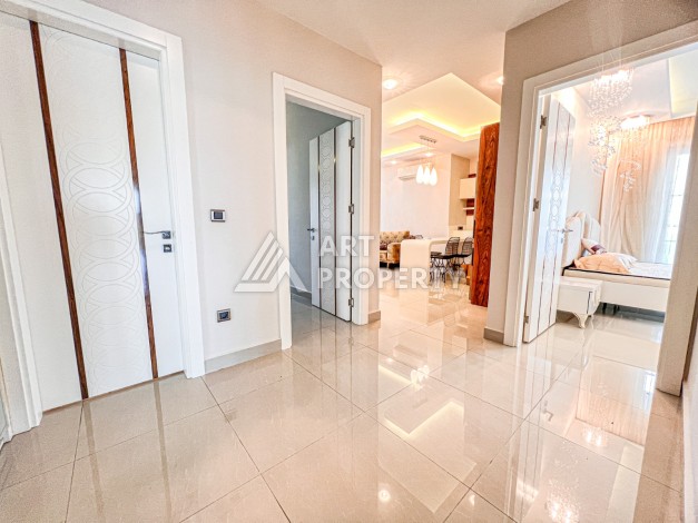 Квартира 2+1 с видом на море в Махмутларе, 110 кв.м. - Ракурс 17