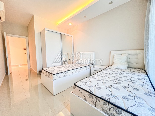 Квартира 2+1 с видом на море в Махмутларе, 110 кв.м. - Ракурс 18