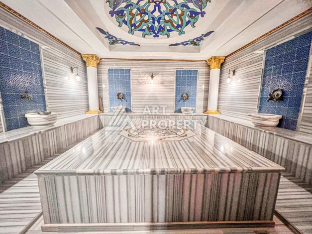 Квартира 2+1 с видом на море в Махмутларе, 110 кв.м. - Ракурс 45