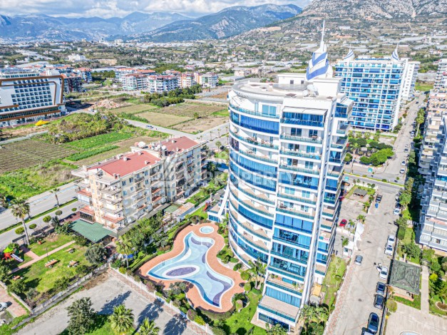 Квартира 2+1 с видом на море в Махмутларе, 110 кв.м. - Ракурс 59