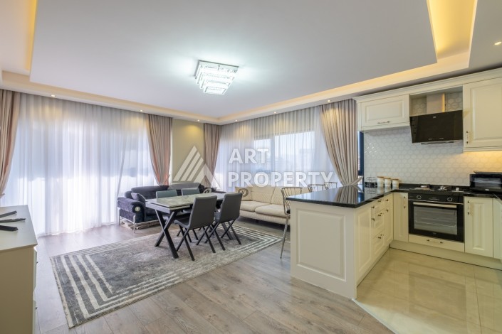 Меблированная квартира 2+1 в элитной резиденции, 110 кв.м. Каргыджак, Алания - Ракурс 11