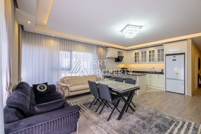 Меблированная квартира 2+1 в элитной резиденции, 110 кв.м. Каргыджак, Алания - Ракурс 13