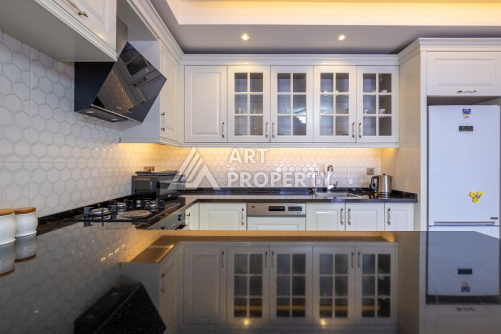 Меблированная квартира 2+1 в элитной резиденции, 110 кв.м. Каргыджак, Алания - Ракурс 17