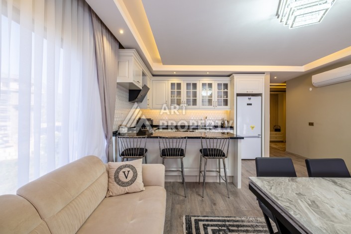 Меблированная квартира 2+1 в элитной резиденции, 110 кв.м. Каргыджак, Алания - Ракурс 18