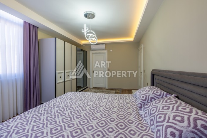 Меблированная квартира 2+1 в элитной резиденции, 110 кв.м. Каргыджак, Алания - Ракурс 23