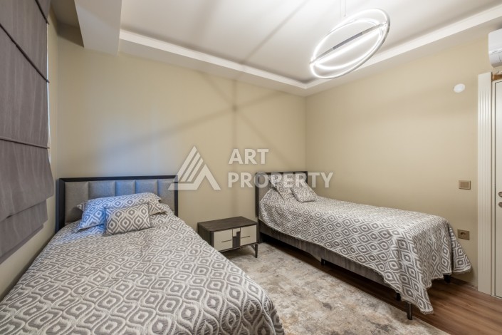 Меблированная квартира 2+1 в элитной резиденции, 110 кв.м. Каргыджак, Алания - Ракурс 30