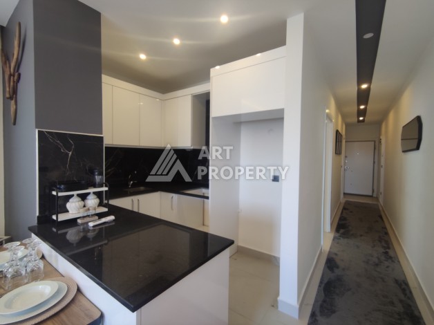 Меблированная квартира 1+1 в 250 метрах от моря. Каргыджак, Алания - Ракурс 4