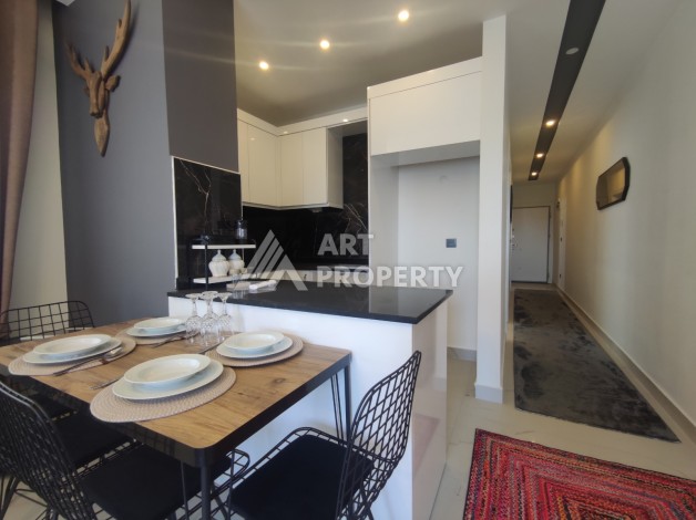 Меблированная квартира 1+1 в 250 метрах от моря. Каргыджак, Алания - Ракурс 5