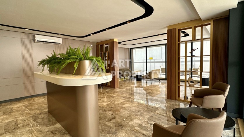 Квартира 1+1 в современном комплексе, 50 кв.м. Центр, Алания. - Ракурс 11