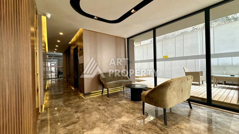 Квартира 1+1 в современном комплексе, 50 кв.м. Центр, Алания. - Ракурс 12