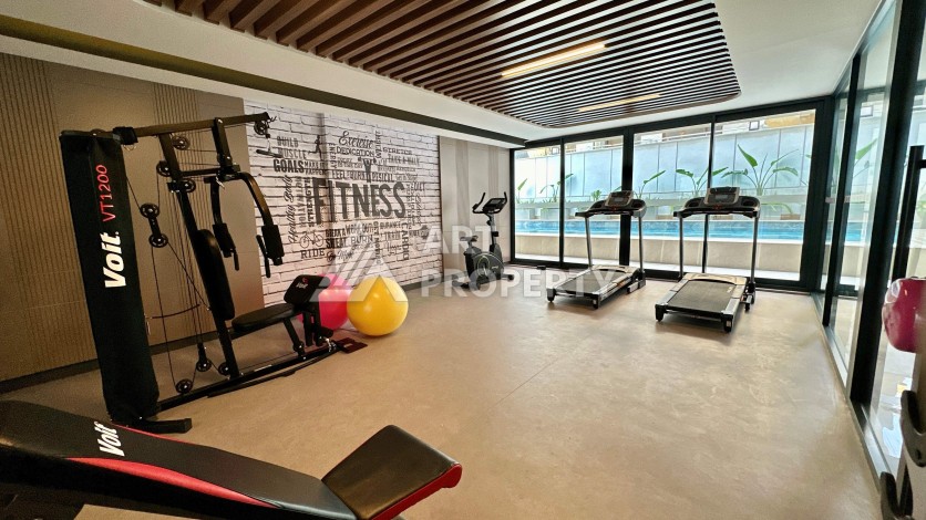 Квартира 1+1 в современном комплексе, 50 кв.м. Центр, Алания. - Ракурс 13