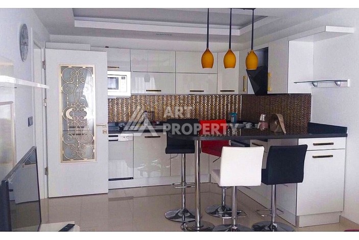 Меблированная квартира 1+1 в престижной резиденции Махмутлара, 67 кв.м. - Ракурс 12