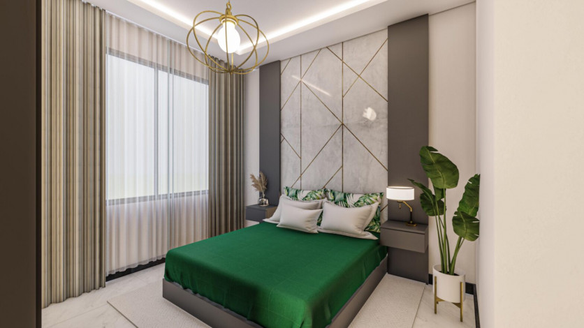 Инвестиционный проект с богатой инфраструктурой и красивыми видами в Махмутлар, 42-94 м2 - Ракурс 17