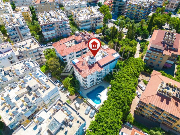 Квартира 1+1 с дизайнерским ремонтом в центре Алании, 300 м от моря - Ракурс 18
