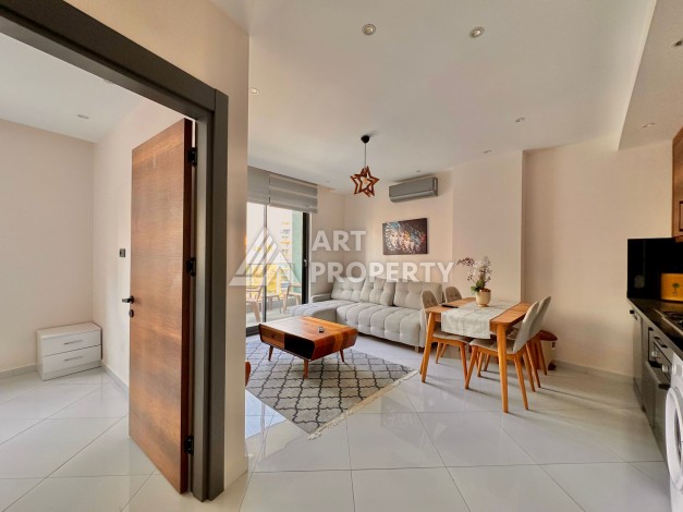 Квартира 1+1 в популярной резиденции, 55 кв.м. Махмутлар, Алания - Ракурс 5