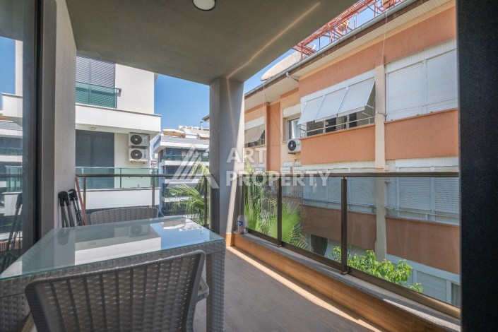 Уютная квартира 1+1 в 100 метрах от пляжа Клеопатры, 50 кв.м - Ракурс 6